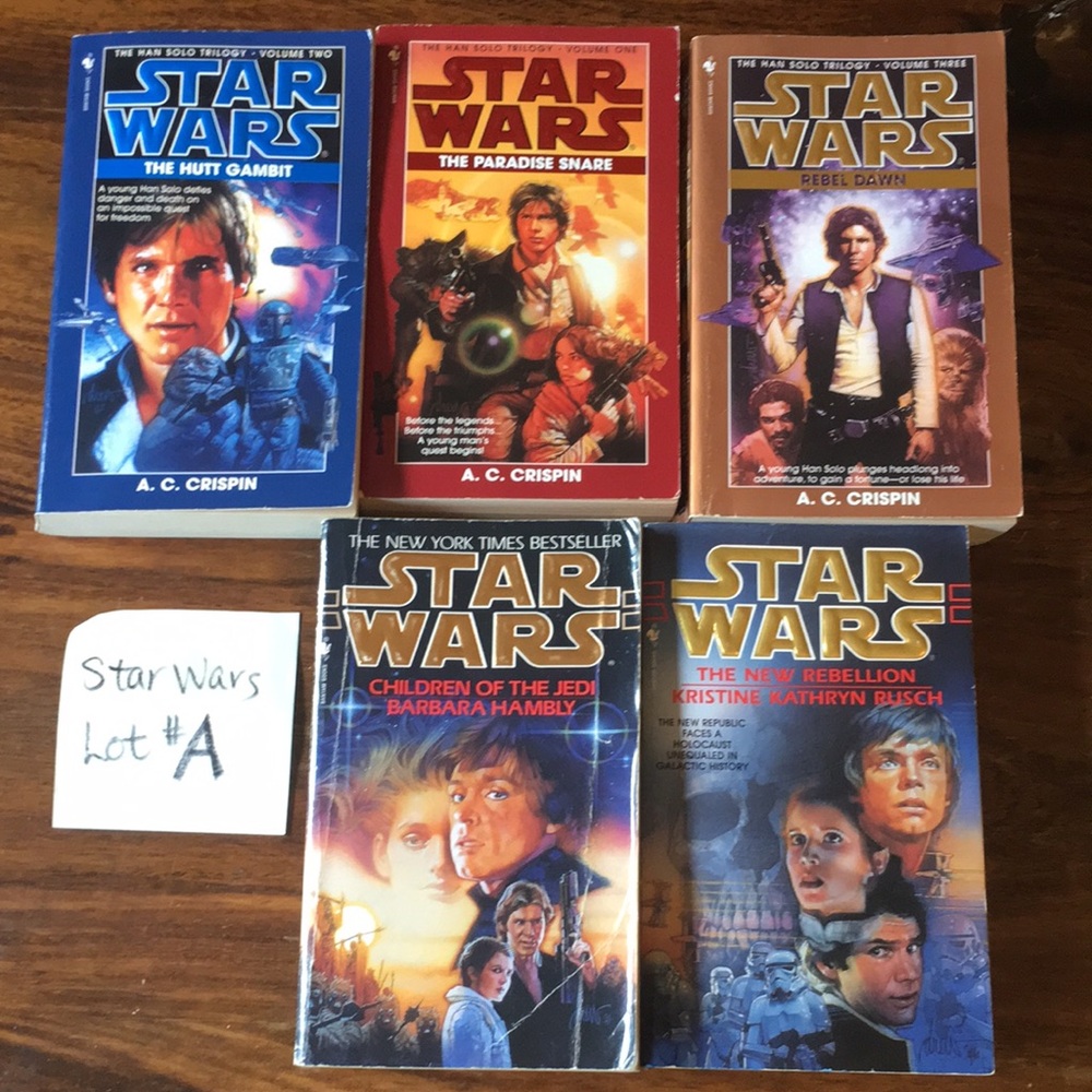 Star Wars PB Books (Lot #A) Mixed Paperbacks Some Vintage